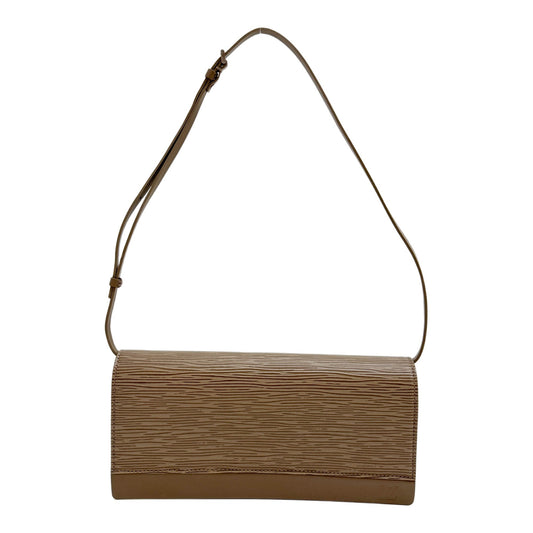 Epi Honfleur Clay Brown Leather Shoulder Bag