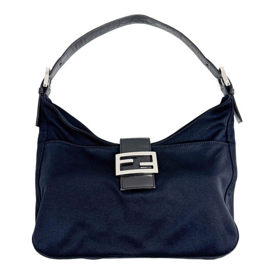Black Neoprene Shoulder Bag