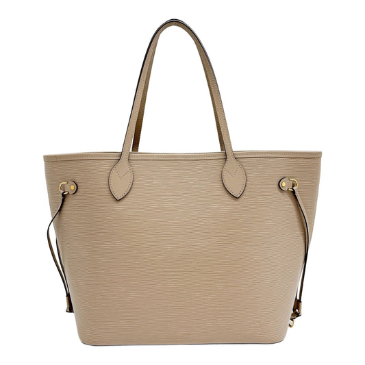 Neverfull Epi Beige Leather Tote Bag