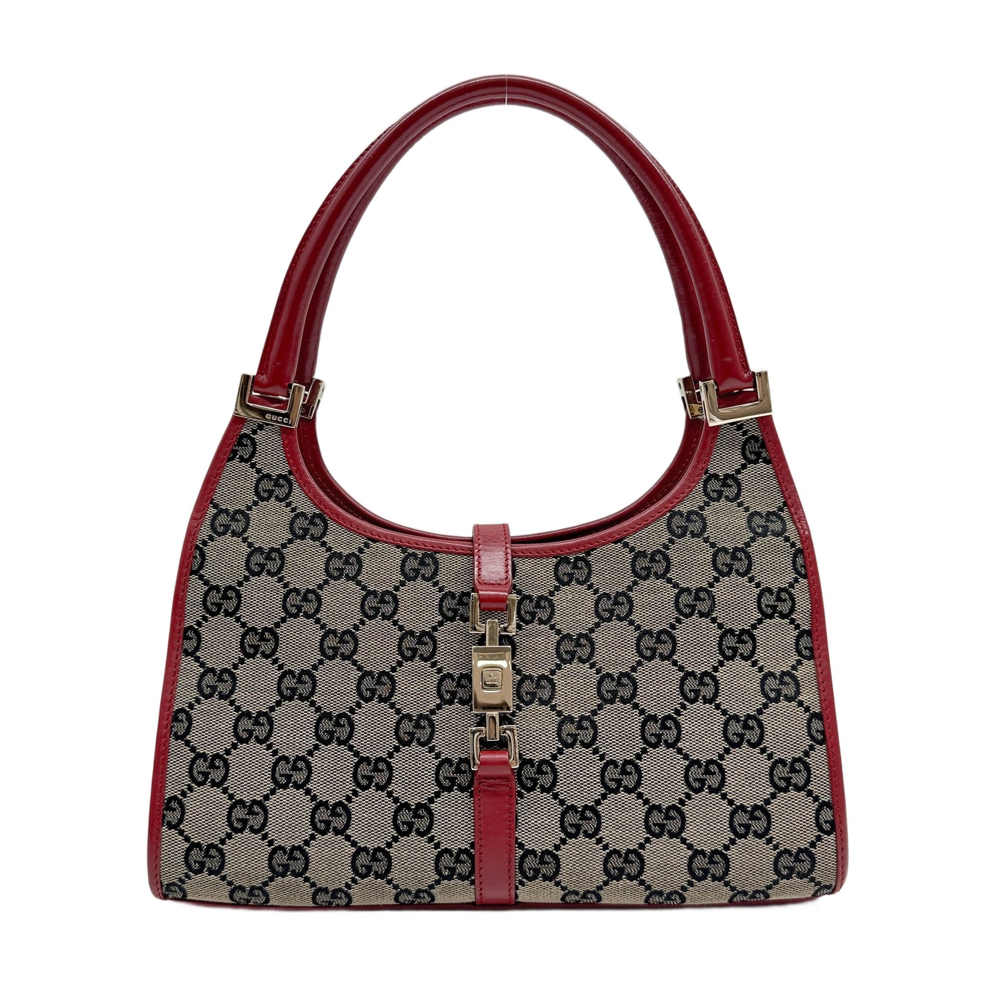 Joy Bardot Brown GG Canvas Shoulder Bag