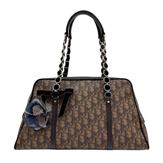 Romantique Brown Trotter Canvas Shoulder Bag
