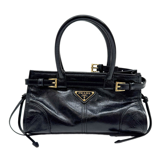 Mini Bonnie Black Leather Two Way Bag