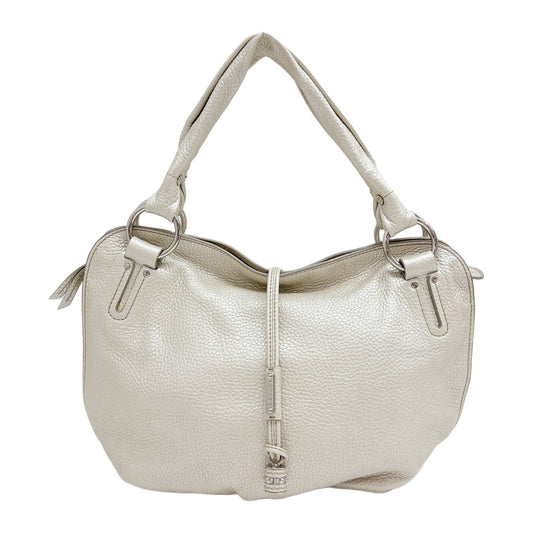 Bittersweet Pearl White Leather Shoulder Bag