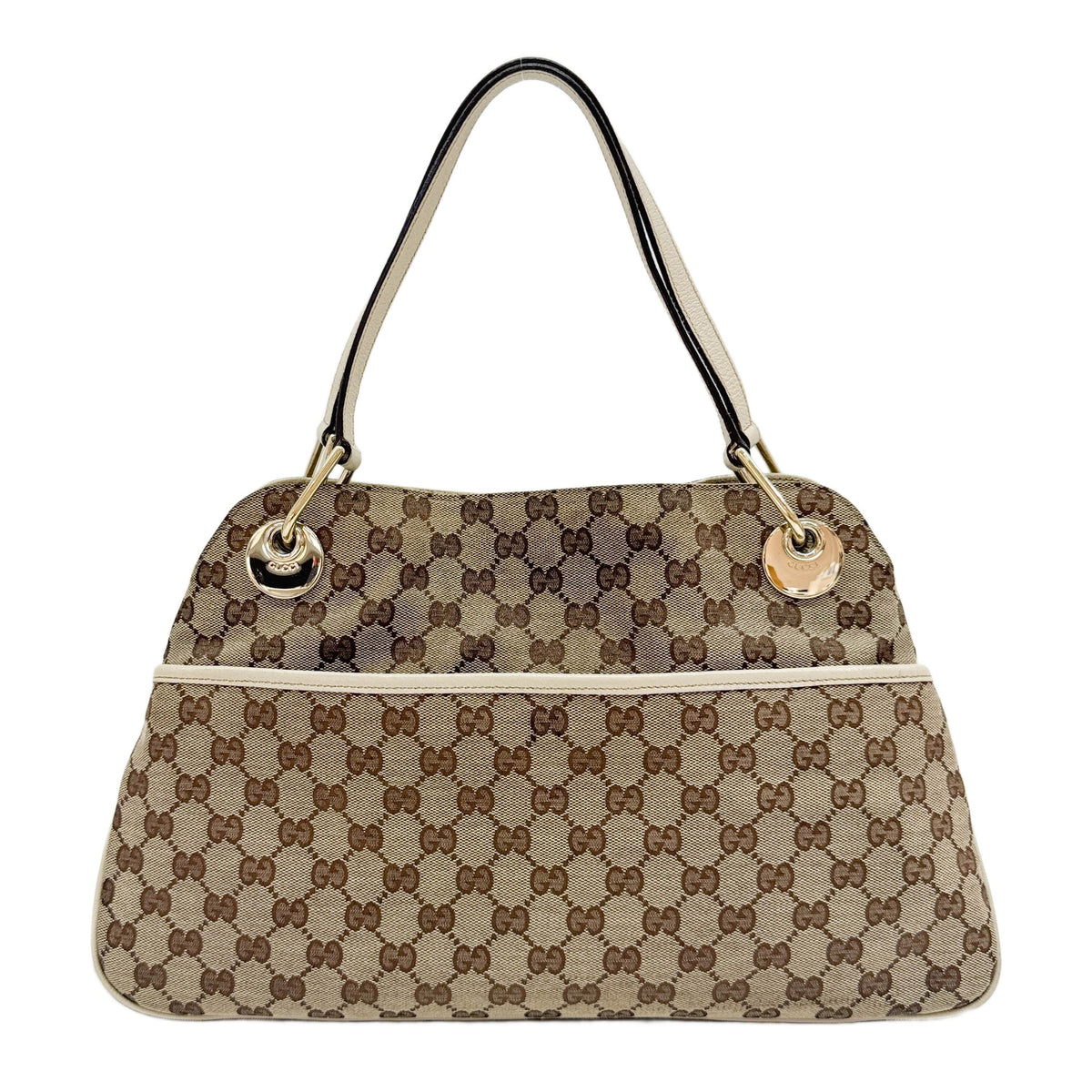 Eclipse Brown GG Canvas Shoulder Bag