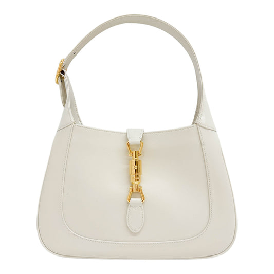 Jackie 1961 White Leather Shoulder Bag