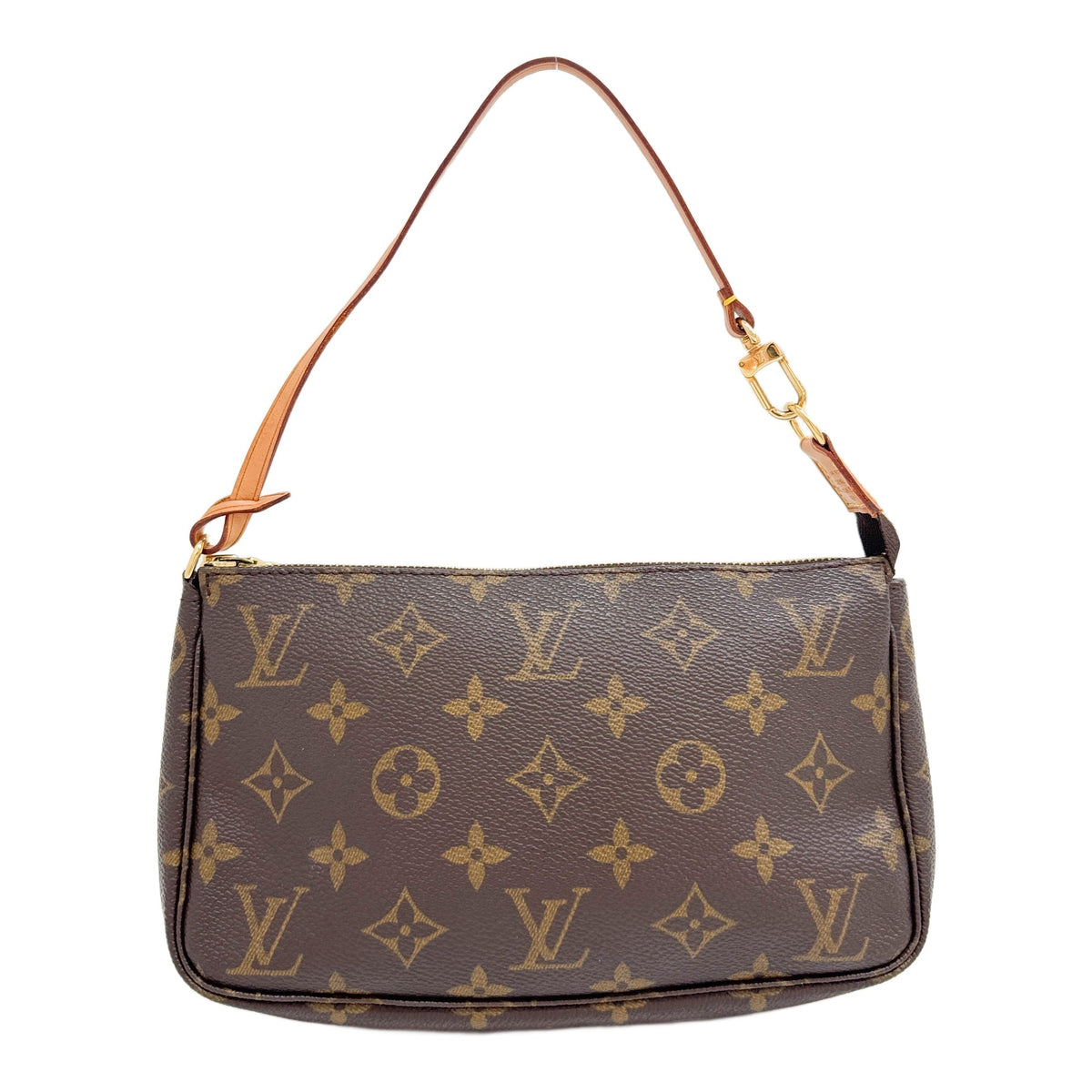 Pochette Accessoires Brown Monogram Canvas Hand Bag