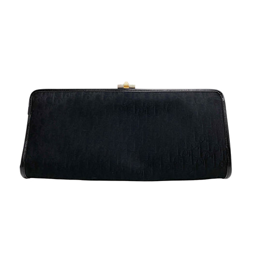 Vintage Black Canvas Two Way Bag