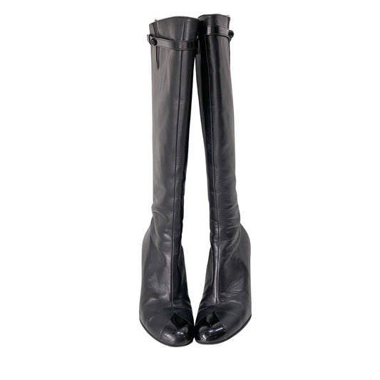 Size 37 Black Leather Boots