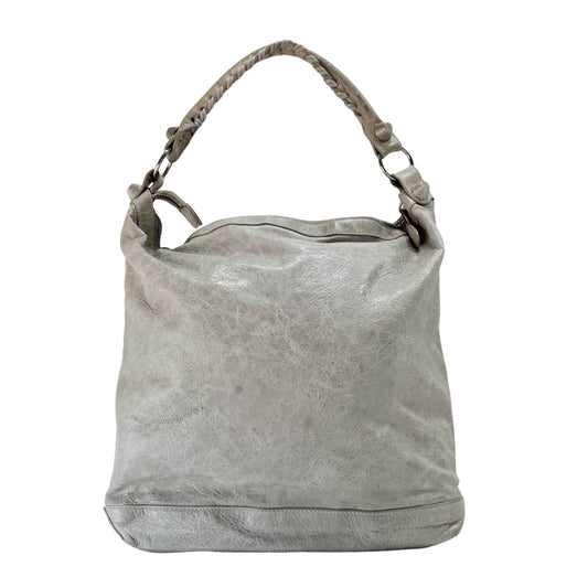 Giant Day Light Green Leather Hobo Bag