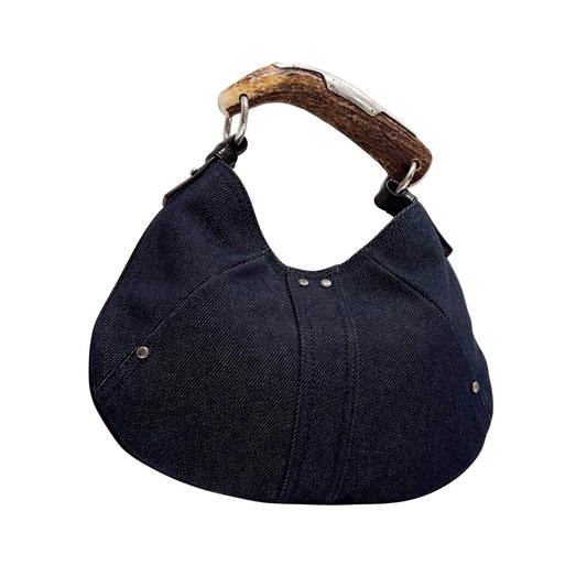 YSL Mini Mombasa Denim Hand Bag