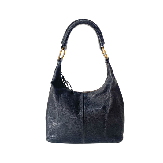 Black Leather Shoulder Bag