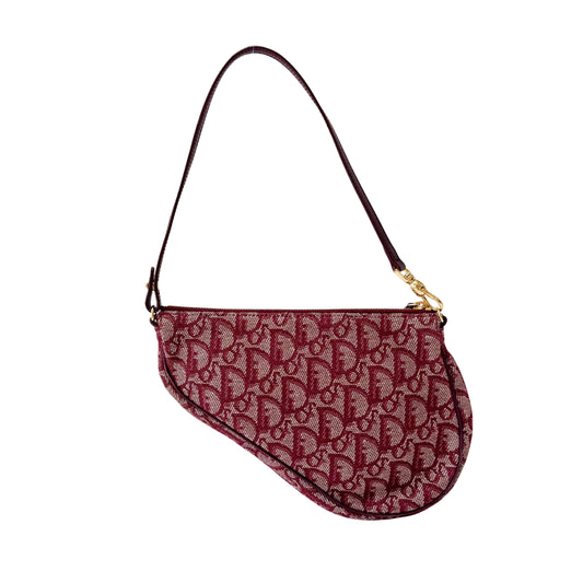 Saddle Vintage Classic Red Trotter Shoulder Bag