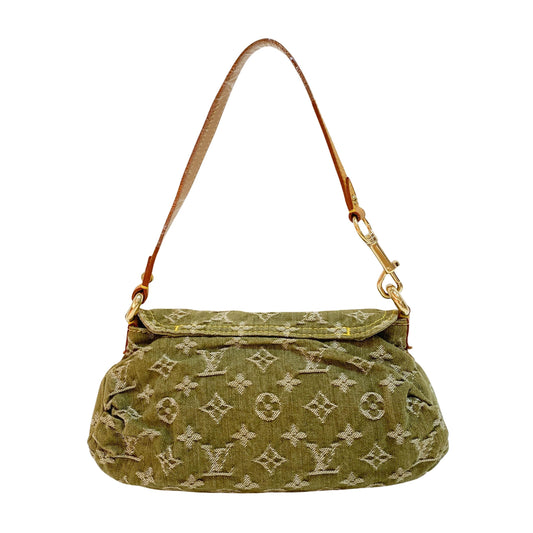 Monogram Green Pleaty Bag