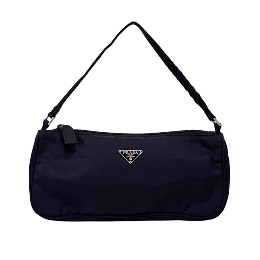 Black Nylon Shoulder Bag