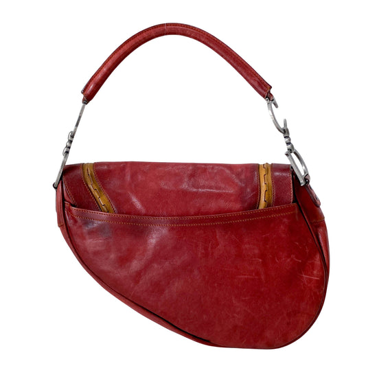 Gaucho Saddle Vintage Brown Leather Shoulder Bag