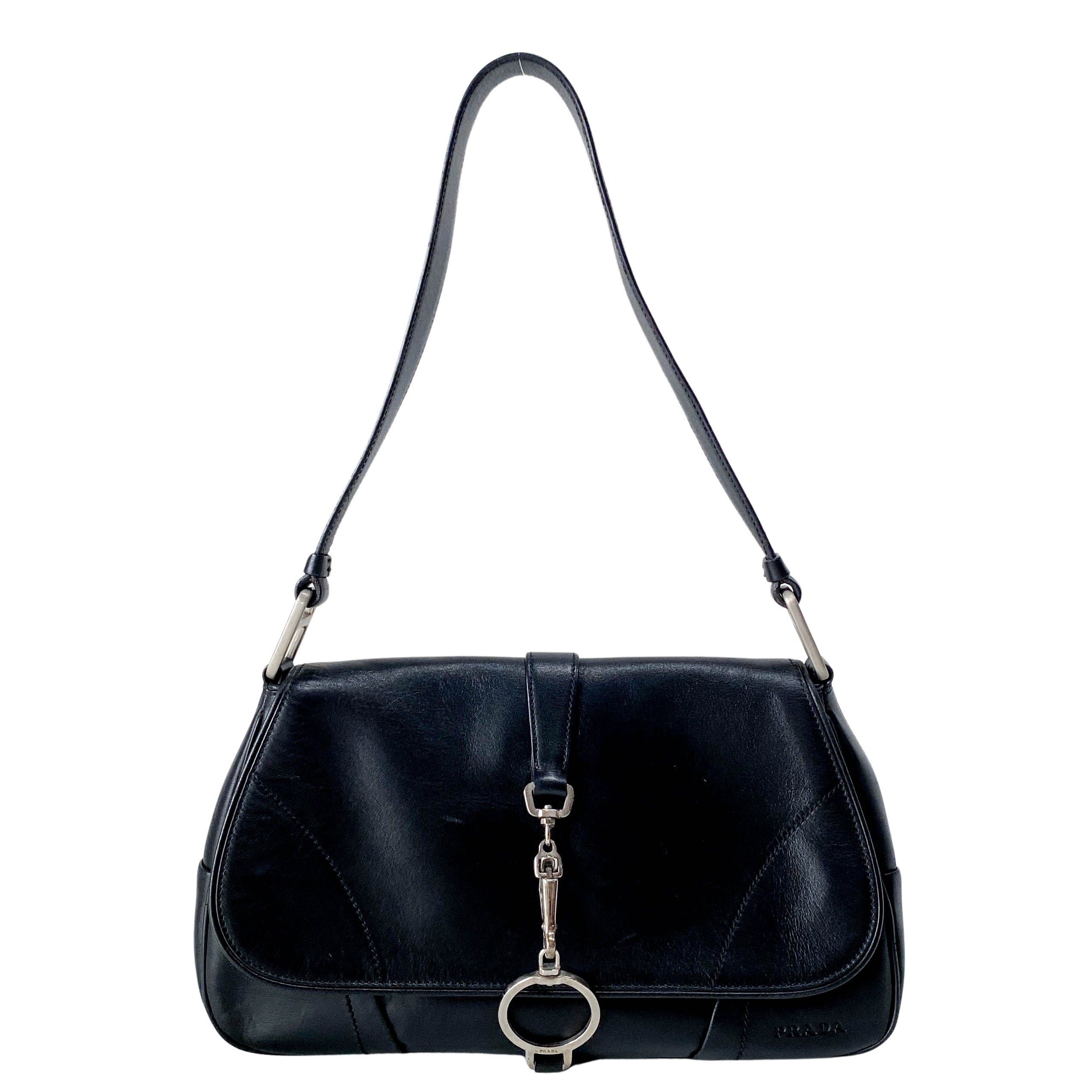 バッグ 00s prada archive leather shoulder bag PRADA Archive Brown Leather Shoulder Bag – HIVE PRELOVED