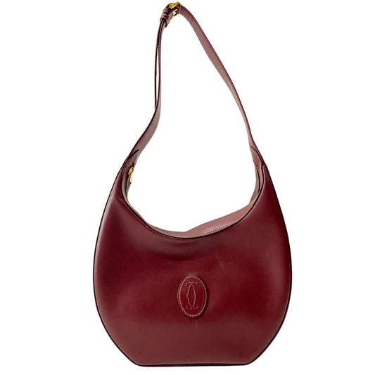 Must de Cartier Burgundy Shoulder Bag
