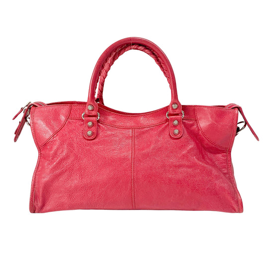 Part Time Pink Lambskin Leather Two Way Bag