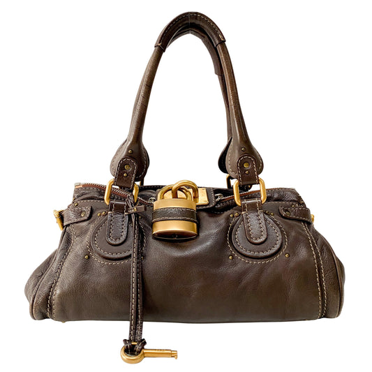 Paddington Brown Leather Shoulder Bag