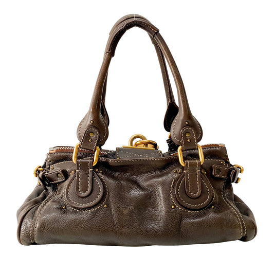 Paddington Brown Leather Shoulder Bag