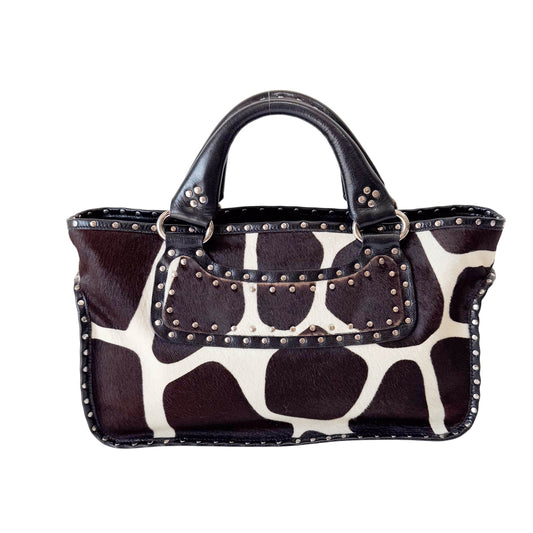 Boogie Brown Pony Hair Hand bag