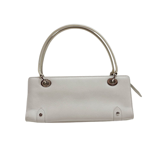 White Leather Shoulder Bag
