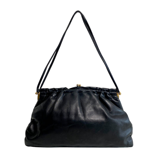 Archive Black Nappa Leather Shoulder Bag