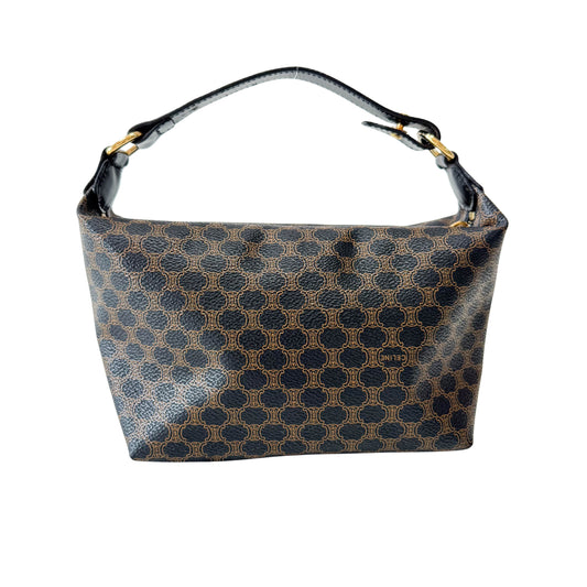 Macadam Triomphe Black Leather Handbag