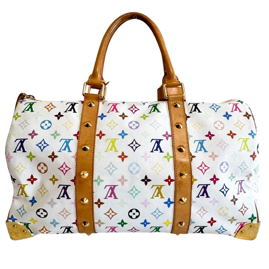 Louis Vuitton x Takashi Murakami Monogram Multicolour Keepall 45
