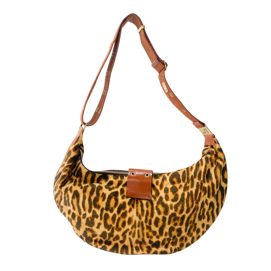Yellow Pony Hair Shoulder Bag
