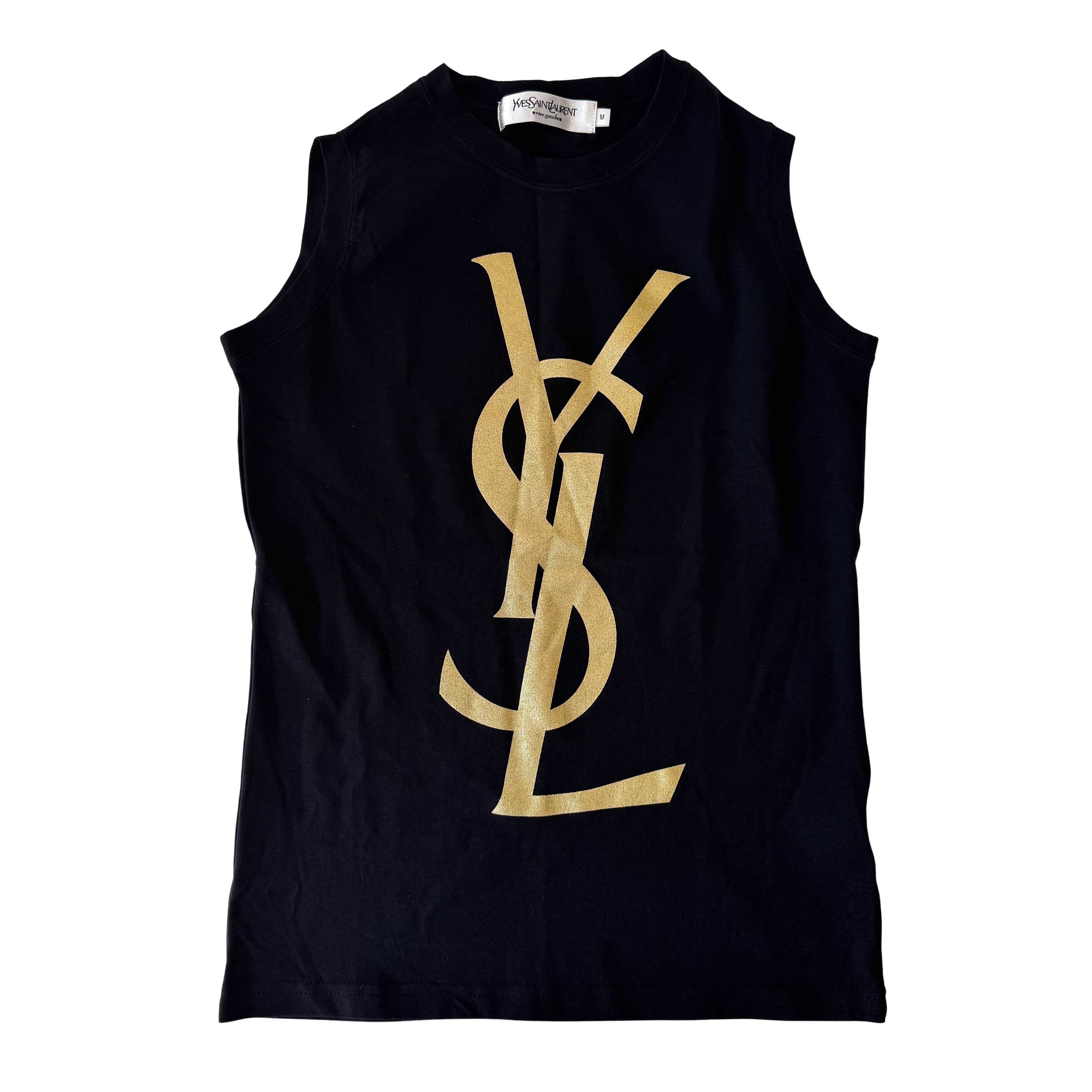 SAINT LAURENT YSL Black T-Shirt Size M – HIVE PRELOVED