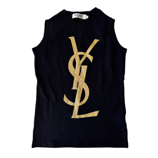 YSL Black T-Shirt Size M