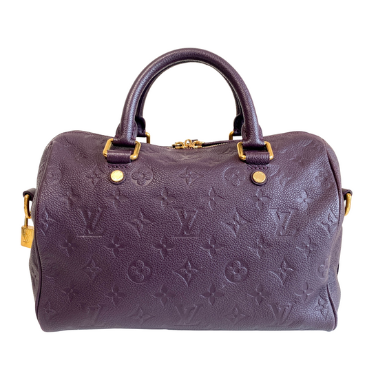 Speedy Bandoulière 30 Purple Monogram Empreinte