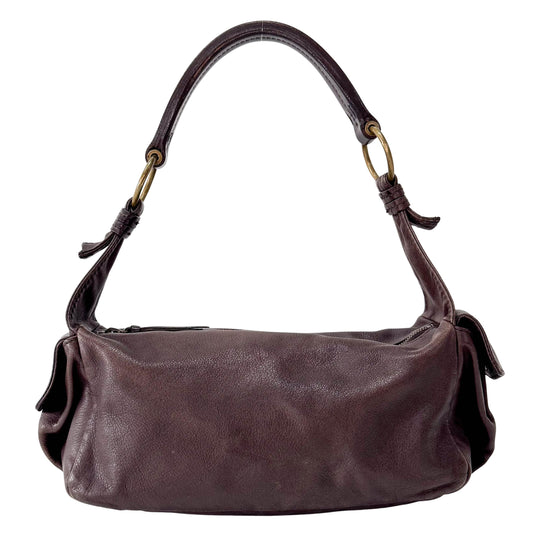 Archive Horizontal Brown Shoulder Bag