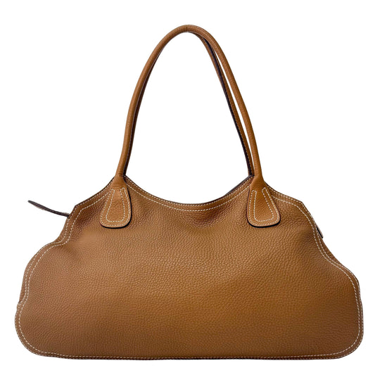 Archive Brown Leather Shoulder Bag