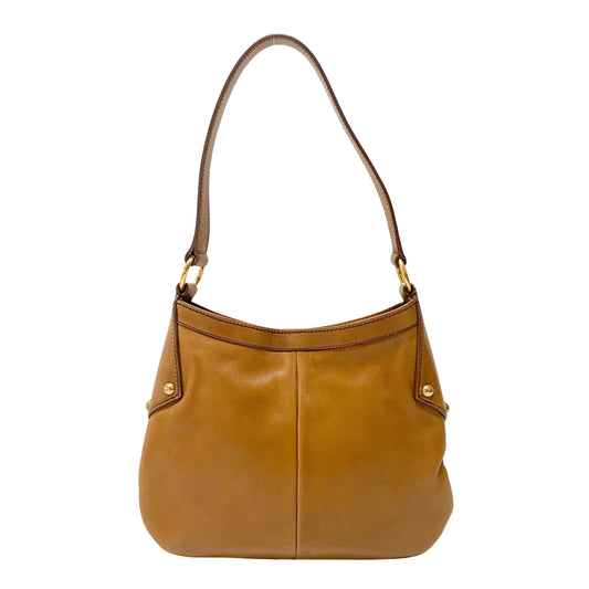 Brown Leather Hobo Shoulder Bag