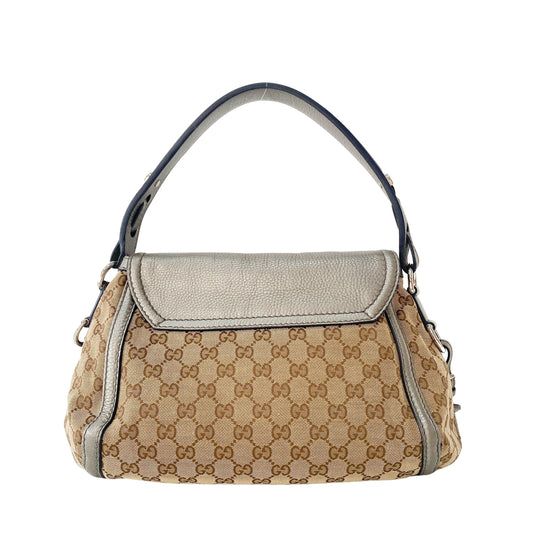 Brown GG Canvas Shoulder Bag
