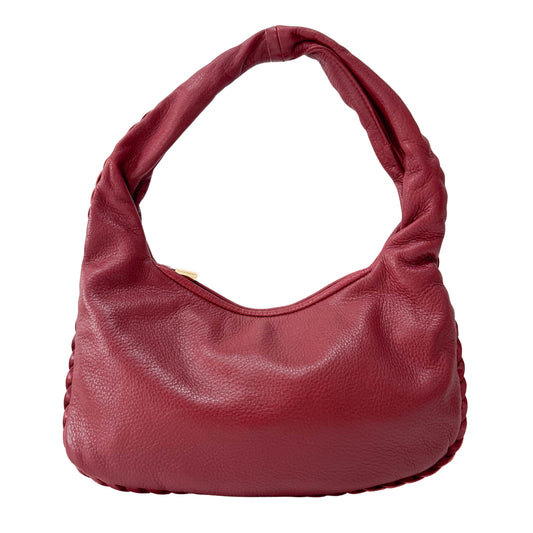 Red Leather Shoulder Bag