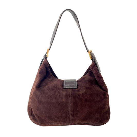 Brown Suede Hobo