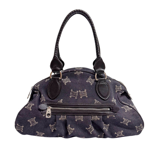 Macadam Blue Denim Shoulder Bag