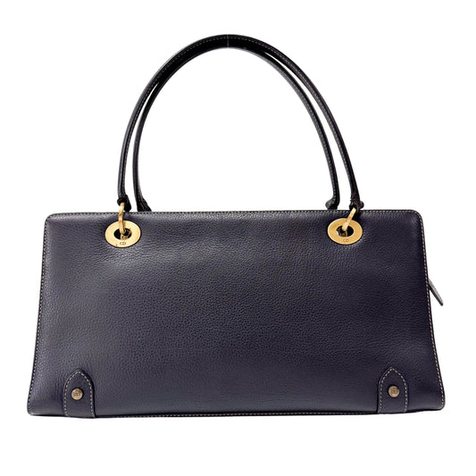 Archive Black Leather Charms Shoulder Bag