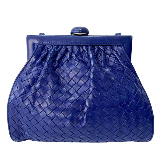 Intrecciato Clasp Purse Shoulder Bag