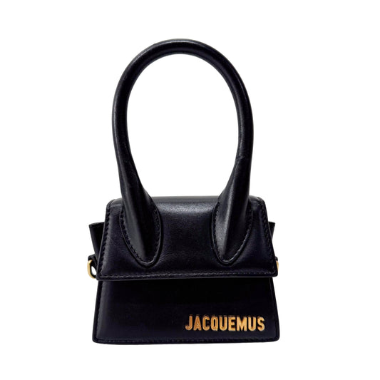 Le Chiquito Moyen Black Leather Mini Shoulder Bag