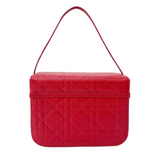 Vanity Mini Red Leather Handbag