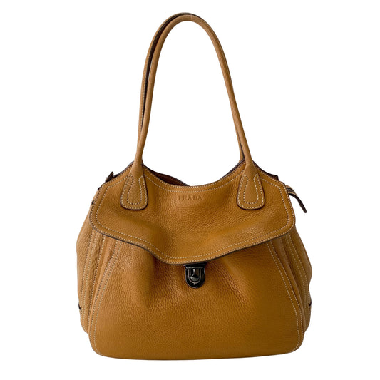 Brown Leather Shoulder Bag