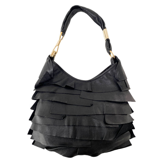 Yves Saint Laurent Tropez Ruffle Shoulder Bag