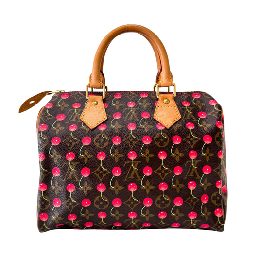 Louis Vuitton x Takashi Murakami Monogram Cherry Speedy 25