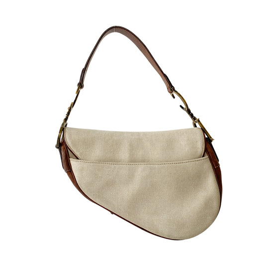 Beige and Brown Saddle