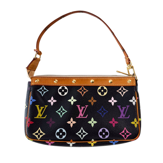 Louis Vuitton x Takashi Murakami Pochette Accessoire Multicolor Monogram Handbag