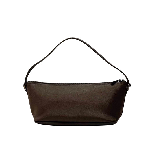 Boat Dark Green Satin Accessory Pouch Shoulder Bag